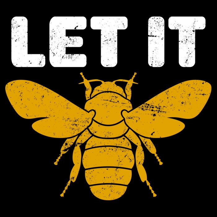 Let It Bee Cropped Pullover Crew