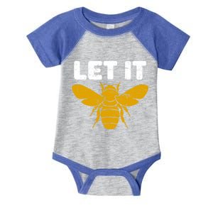 Let It Bee Infant Baby Jersey Bodysuit