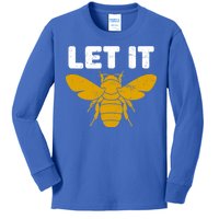 Let It Bee Kids Long Sleeve Shirt