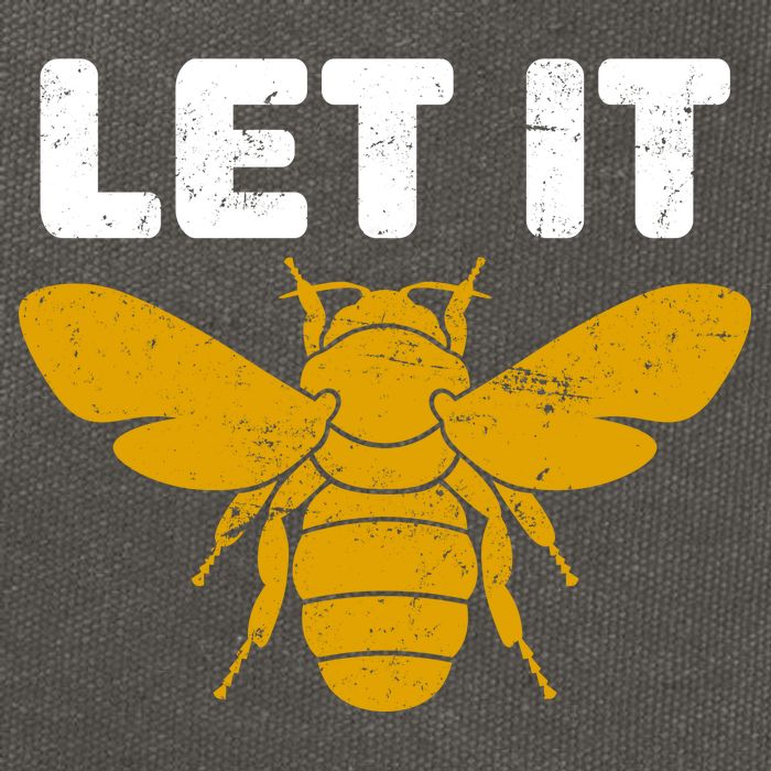 Let It Bee Cotton Canvas Backpack