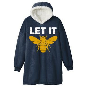 Let It Bee Hooded Wearable Blanket