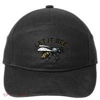 Let It Bee Funny Bumble 7-Panel Snapback Hat