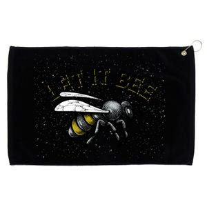 Let It Bee Funny Bumble Grommeted Golf Towel