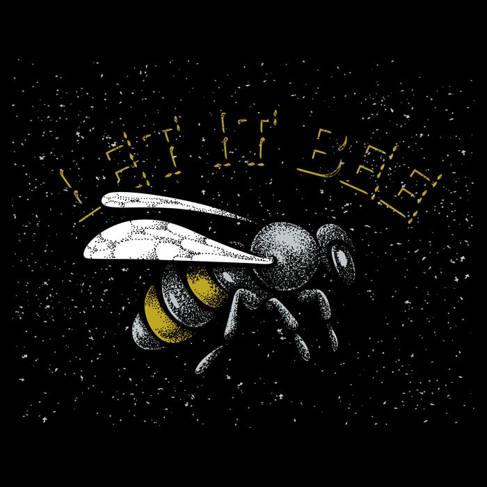 Let It Bee Funny Bumble Women's V-Neck T-Shirt