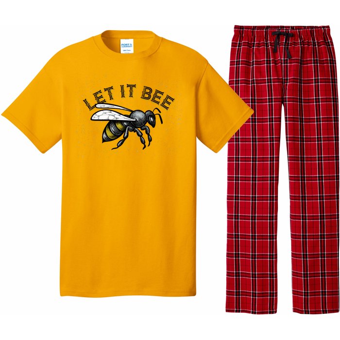 Let It Bee Funny Bumble Pajama Set