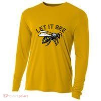 Let It Bee Funny Bumble Cooling Performance Long Sleeve Crew