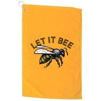 Let It Bee Funny Bumble Platinum Collection Golf Towel