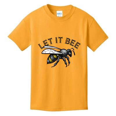 Let It Bee Funny Bumble Kids T-Shirt