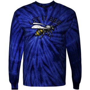 Let It Bee Funny Bumble Tie-Dye Long Sleeve Shirt