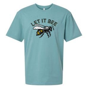 Let It Bee Funny Bumble Sueded Cloud Jersey T-Shirt