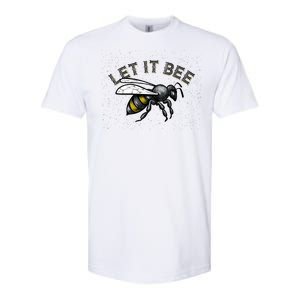 Let It Bee Funny Bumble Softstyle CVC T-Shirt