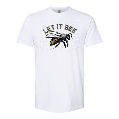 Let It Bee Funny Bumble Softstyle® CVC T-Shirt