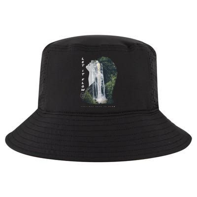 Let It Flow Waterfall Art Cool Comfort Performance Bucket Hat