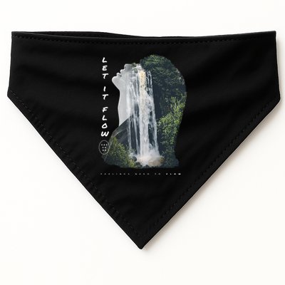 Let It Flow Waterfall Art USA-Made Doggie Bandana