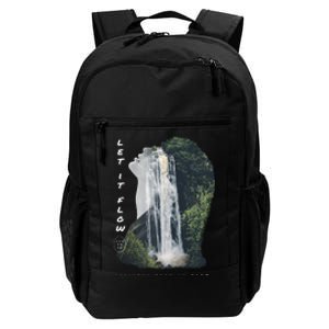 Let It Flow Waterfall Art Daily Commute Backpack