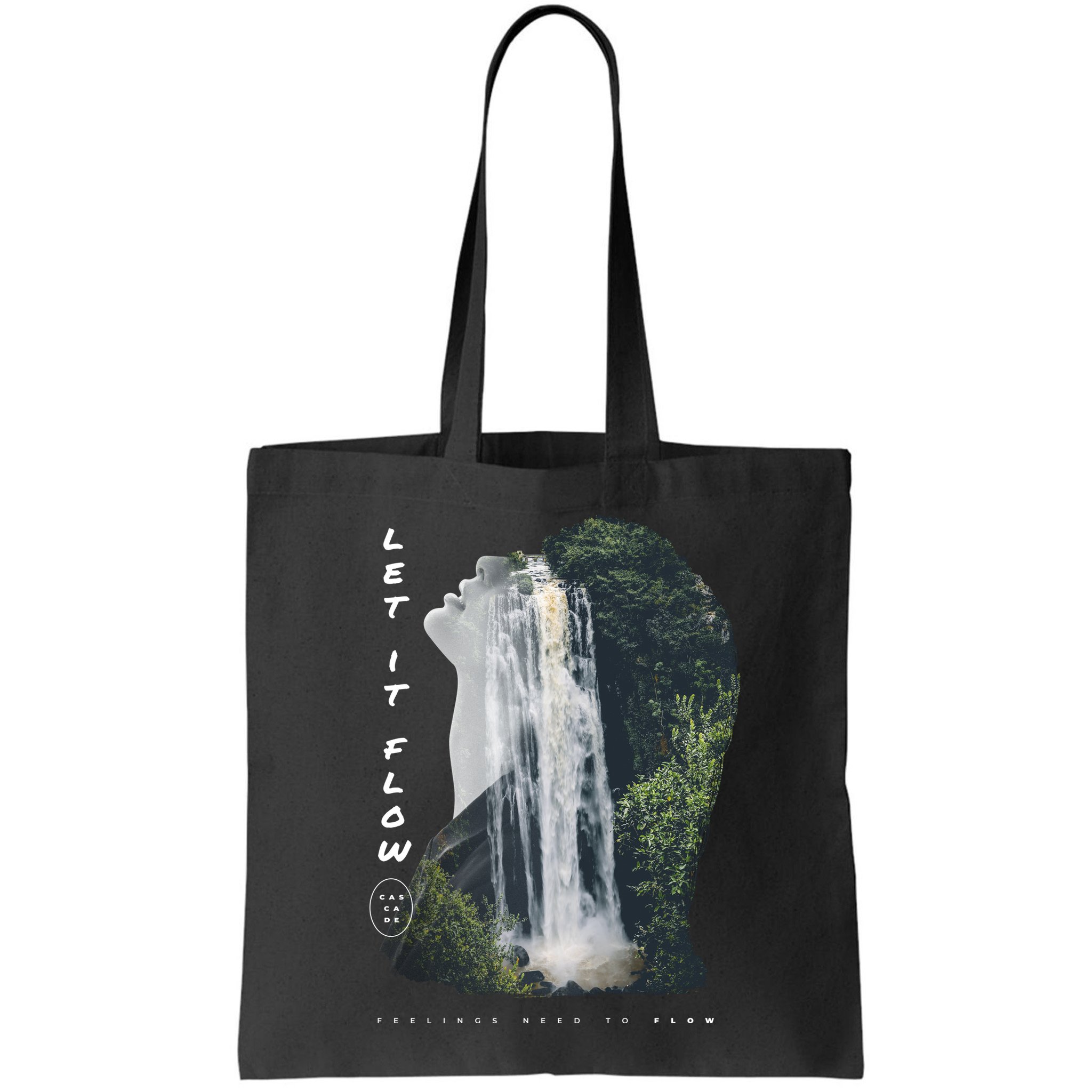 Let It Flow Waterfall Art Bag