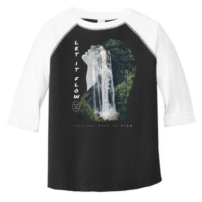 Let It Flow Waterfall Art Toddler Fine Jersey T-Shirt