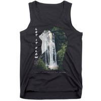 Let It Flow Waterfall Art Tank Top