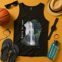 Let It Flow Waterfall Art Tank Top
