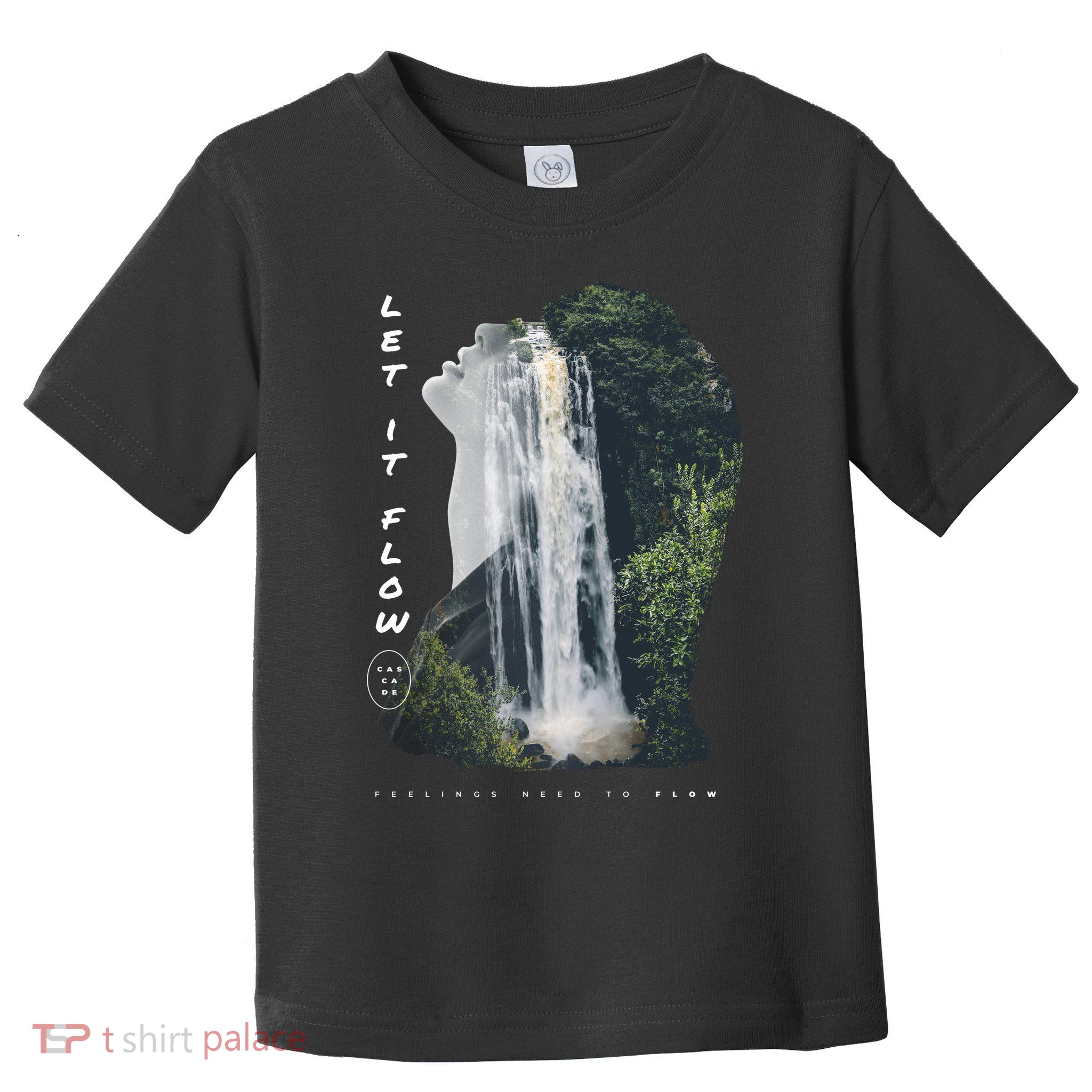 Let It Flow Waterfall Art Toddler T-Shirt