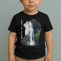 Let It Flow Waterfall Art Toddler T-Shirt