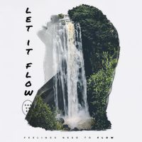 Let It Flow Waterfall Art Garment-Dyed Sweatshirt