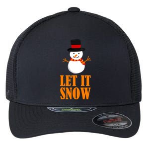 Let It Snow Flexfit Unipanel Trucker Cap