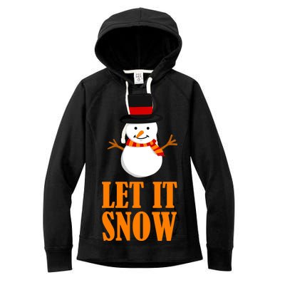 Let It Snow Women's Fleece Hoodie