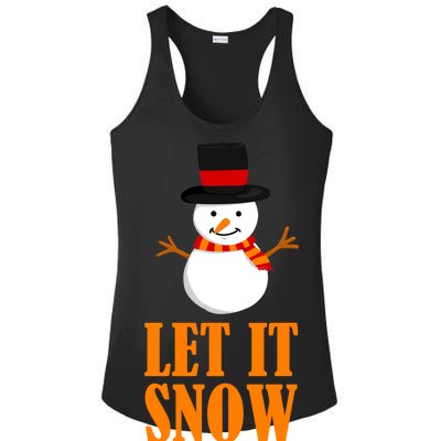 Let It Snow Ladies PosiCharge Competitor Racerback Tank