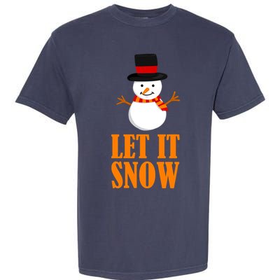 Let It Snow Garment-Dyed Heavyweight T-Shirt