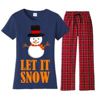 Let It Snow Women's Flannel Pajama Set