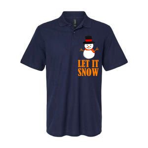 Let It Snow Softstyle Adult Sport Polo