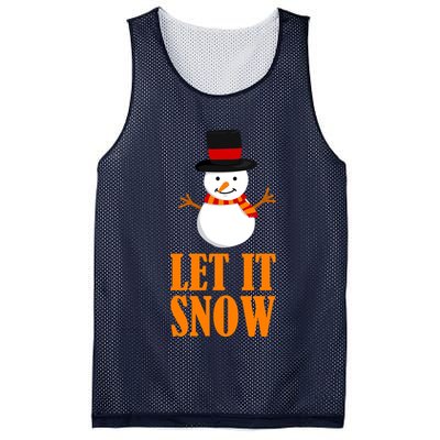 Let It Snow Mesh Reversible Basketball Jersey Tank