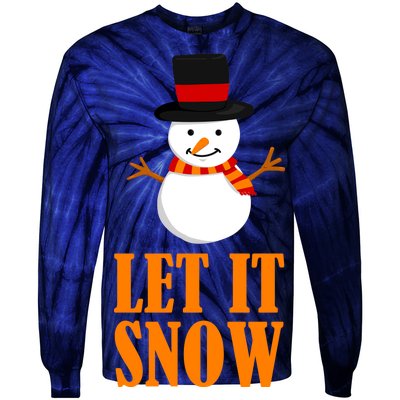 Let It Snow Tie-Dye Long Sleeve Shirt