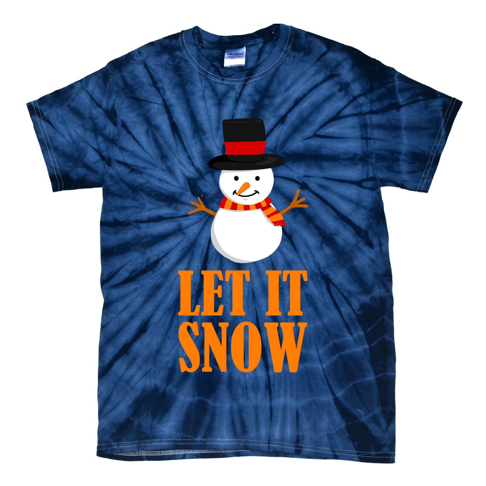 Let It Snow Tie-Dye T-Shirt