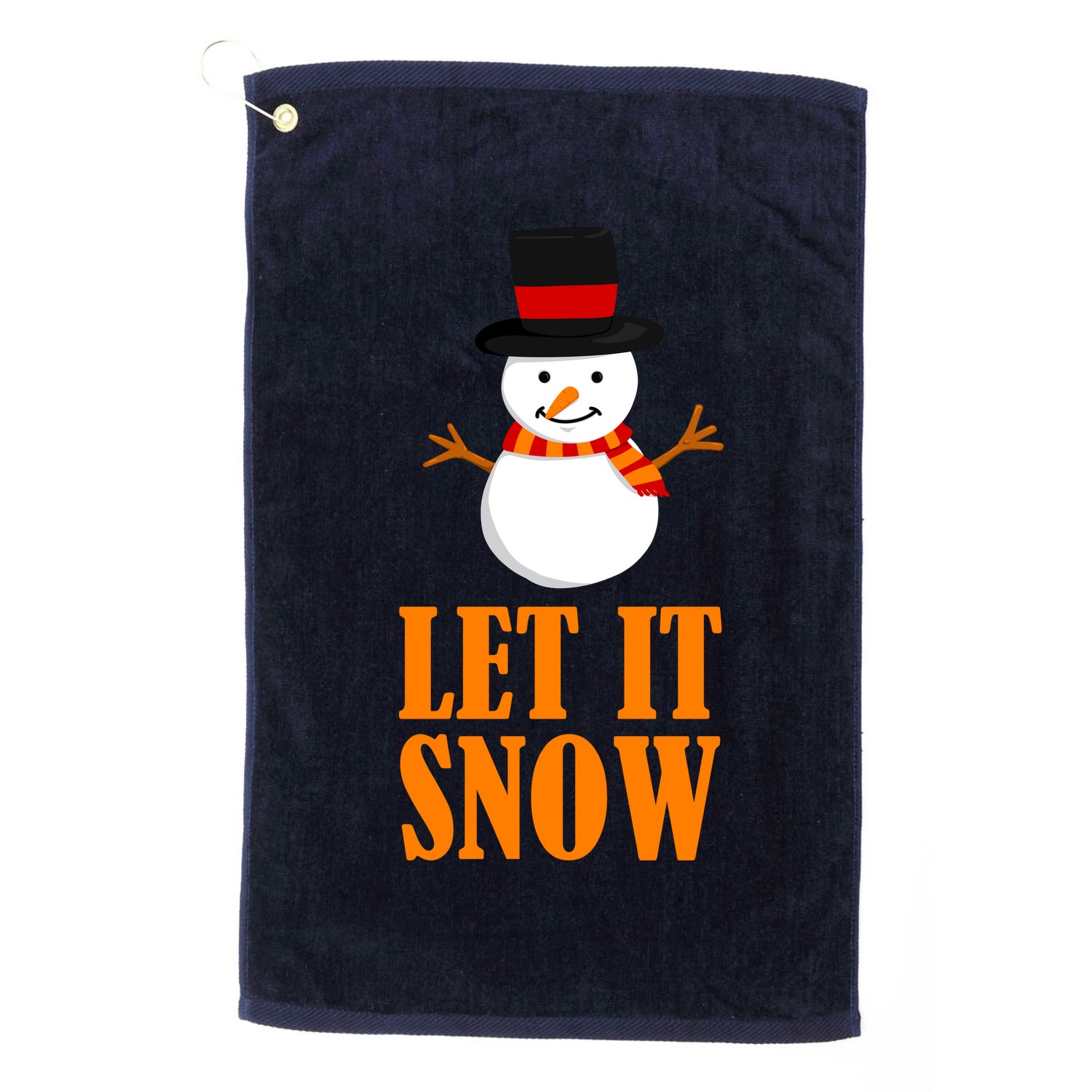 Let It Snow Golf Towel