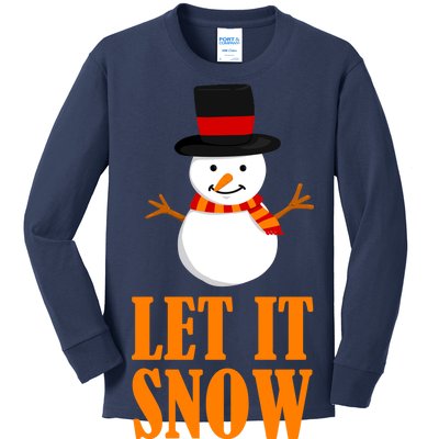 Let It Snow Kids Long Sleeve Shirt