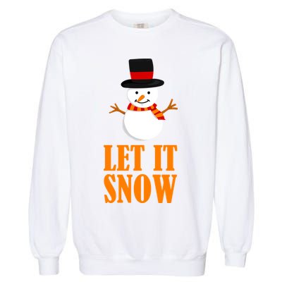 Let It Snow Garment-Dyed Sweatshirt