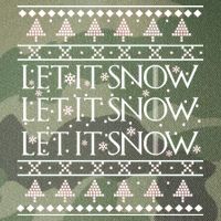 Let it Snow Let It Snow Let It Snow Ugly Christmas Legacy Tie Dye Trucker Hat