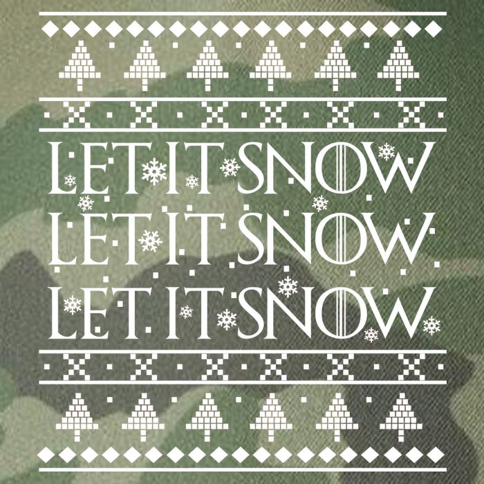Let it Snow Let It Snow Let It Snow Ugly Christmas Legacy Tie Dye Trucker Hat