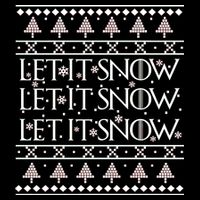 Let it Snow Let It Snow Let It Snow Ugly Christmas Ladies Essential Flowy Tank