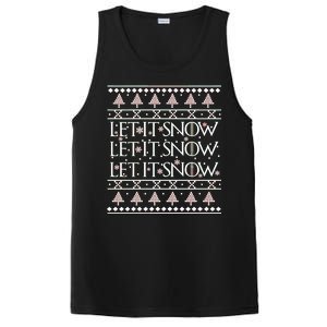 Let it Snow Let It Snow Let It Snow Ugly Christmas PosiCharge Competitor Tank