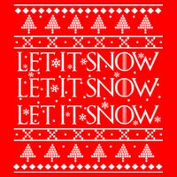 Let it Snow Let It Snow Let It Snow Ugly Christmas 16 in Basic Backpack