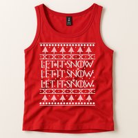 Let it Snow Let It Snow Let It Snow Ugly Christmas Tank Top