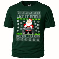 Let It Snow Merry Cokemas Santa Claus Ugly Christmas Cooling Performance Crew T-Shirt
