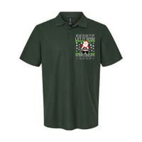 Let It Snow Merry Cokemas Santa Claus Ugly Christmas Softstyle Adult Sport Polo