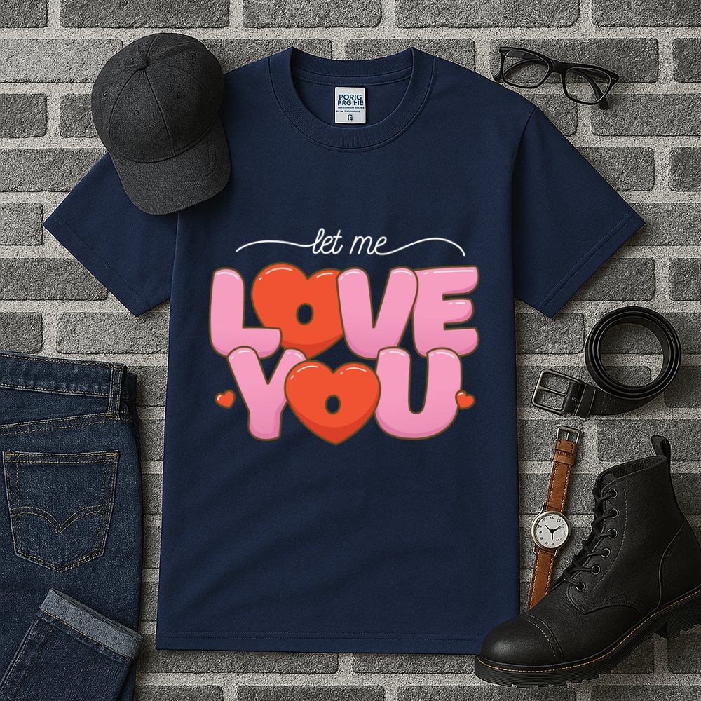 Let Me Love You Tall T-Shirt