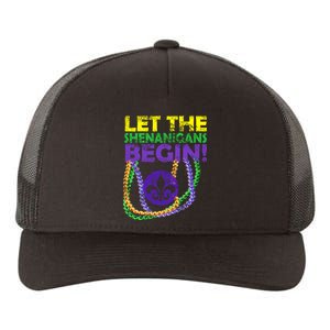 Let Shenanigans Begins Mardi Gras Yupoong Adult 5-Panel Trucker Hat