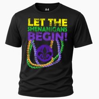 Let Shenanigans Begins Mardi Gras Cooling Performance Crew T-Shirt