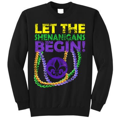 Let Shenanigans Begins Mardi Gras Sweatshirt